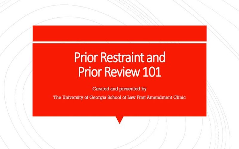 Prior review & prior restraint in school-sponsored media – First ...